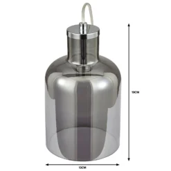 Jinx Table Lamp - Smoked Glass 10 Jinx Table Lamp - Smoked Glass -None || EGLO || Energizer Sales 13208310 9014909895139171