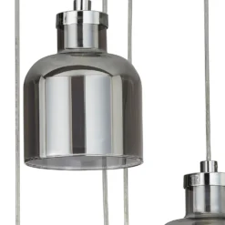 Jinx 5 Light Cluster Pendant - Smoked Glass 8 Jinx 5 Light Cluster Pendant - Smoked Glass -None || EGLO || Energizer Sales 13208314 9464896913199988