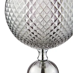 Safi Glass Table Lamp - Chrome Smoke -None || EGLO || Energizer Sales 13208315 1104896913061442