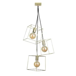 Edge 3 Light Cluster Pendant - Polished Brass 7 Edge 3 Light Cluster Pendant - Polished Brass -None || EGLO || Energizer Sales 13208317 1164896913210392