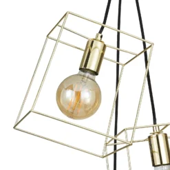 Edge 3 Light Cluster Pendant - Polished Brass 8 Edge 3 Light Cluster Pendant - Polished Brass -None || EGLO || Energizer Sales 13208317 1774896913248390