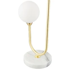 House Beautiful Delta Marble Table Lamp - Brass & Opal -None || EGLO || Energizer Sales 13208324 2024927260625350