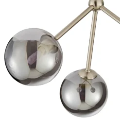 Orb 3 Light Semi Flush Pendant - Nickel Smoke -None || EGLO || Energizer Sales 13208326 2504896913600716