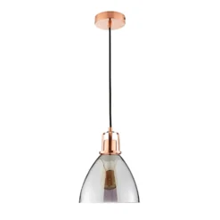Decan Pendant - Smoke & Copper -None || EGLO || Energizer Sales 13208327 1684896913357791