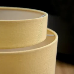 Finn Tier Drum Lemon Linen Shade - 25cm 13 Finn Tier Drum Lemon Linen Shade - 25cm -None || EGLO || Energizer Sales 13222470 1154944148390866