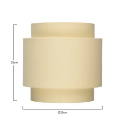 Finn Tier Drum Lemon Linen Shade - 25cm 12 Finn Tier Drum Lemon Linen Shade - 25cm -None || EGLO || Energizer Sales 13222470 1764901095783746