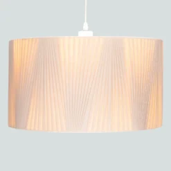 Raye Champagne Drum Pleated Silk Shade - 45cm 11 Raye Champagne Drum Pleated Silk Shade - 45cm -None || EGLO || Energizer Sales 13222471 2084901095547703