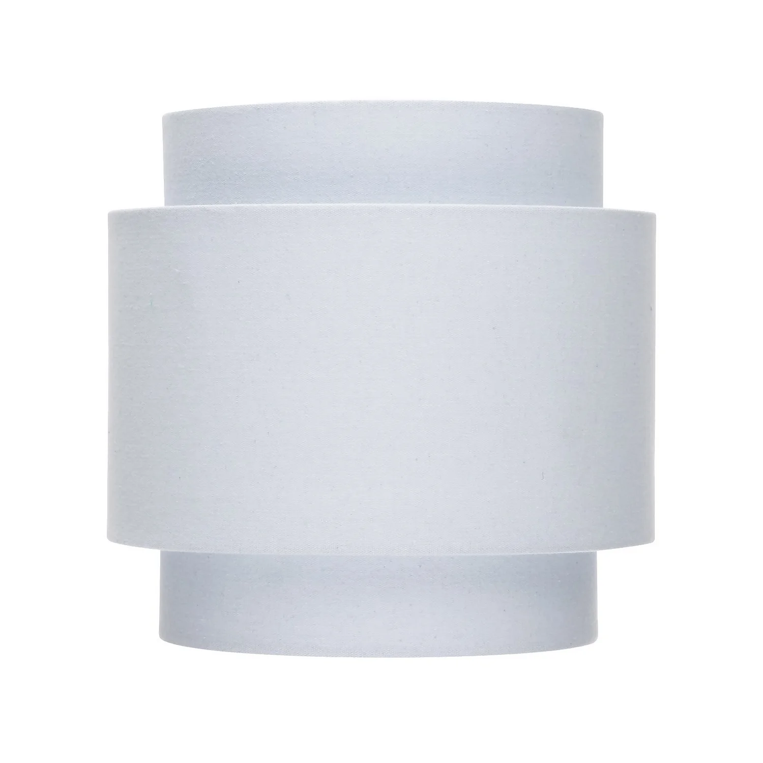 Finn Tier Drum Sky Blue Linen Shade - 25cm 2 Finn Tier Drum Sky Blue Linen Shade - 25cm - Image 2