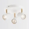 Thorpe 3 Lamp Spotlight Plate - White