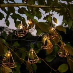 10 Solar Diamond String Lights