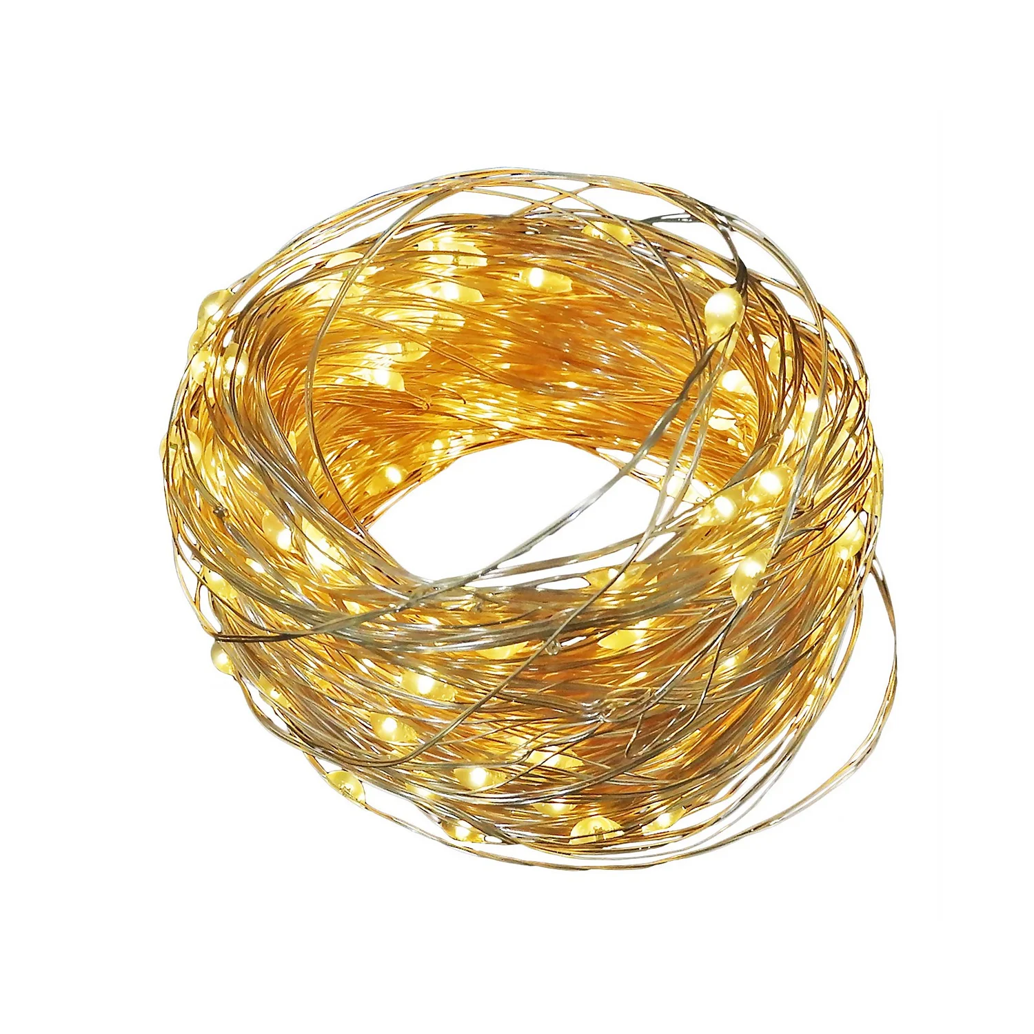 300 Solar Warm White Copper Wire Lights 2 300 Solar Warm White Copper Wire Lights - Image 2