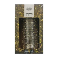 200 Solar Warm White Copper Wire Lights