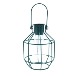 House Beautiful Firefly Solar Powered Caged Lantern -None || EGLO || Energizer Sales 13280804 1504933436988450