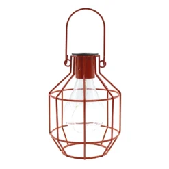 House Beautiful Firefly Solar Powered Caged Lantern -None || EGLO || Energizer Sales 13280804 4234933436884788