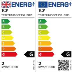 Filament Fridge 1.2W 15W Equivalent SES Warm White 1pk -None || EGLO || Energizer Sales 13327600 2784974940389144