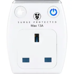 MASTERPLUG SURGE ADAPTOR WITH 2 X USB (3.1A) GLOSS WHITE -None || EGLO || Energizer Sales 13341331 1204913232296820