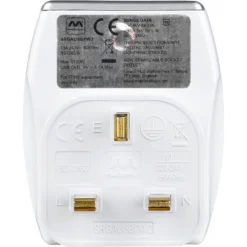 MASTERPLUG SURGE ADAPTOR WITH 2 X USB (3.1A) GLOSS WHITE -None || EGLO || Energizer Sales 13341331 1434913232438600