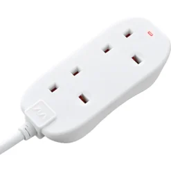 Masterplug 2 Socket 10 Metre 13 Amp White Extension With Power Indicator -None || EGLO || Energizer Sales 13426291 4944947719335548