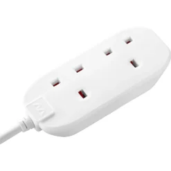 Masterplug 2 Socket 5 Metre 13 Amp White Extension Lead -None || EGLO || Energizer Sales 13426296 7214947719217798