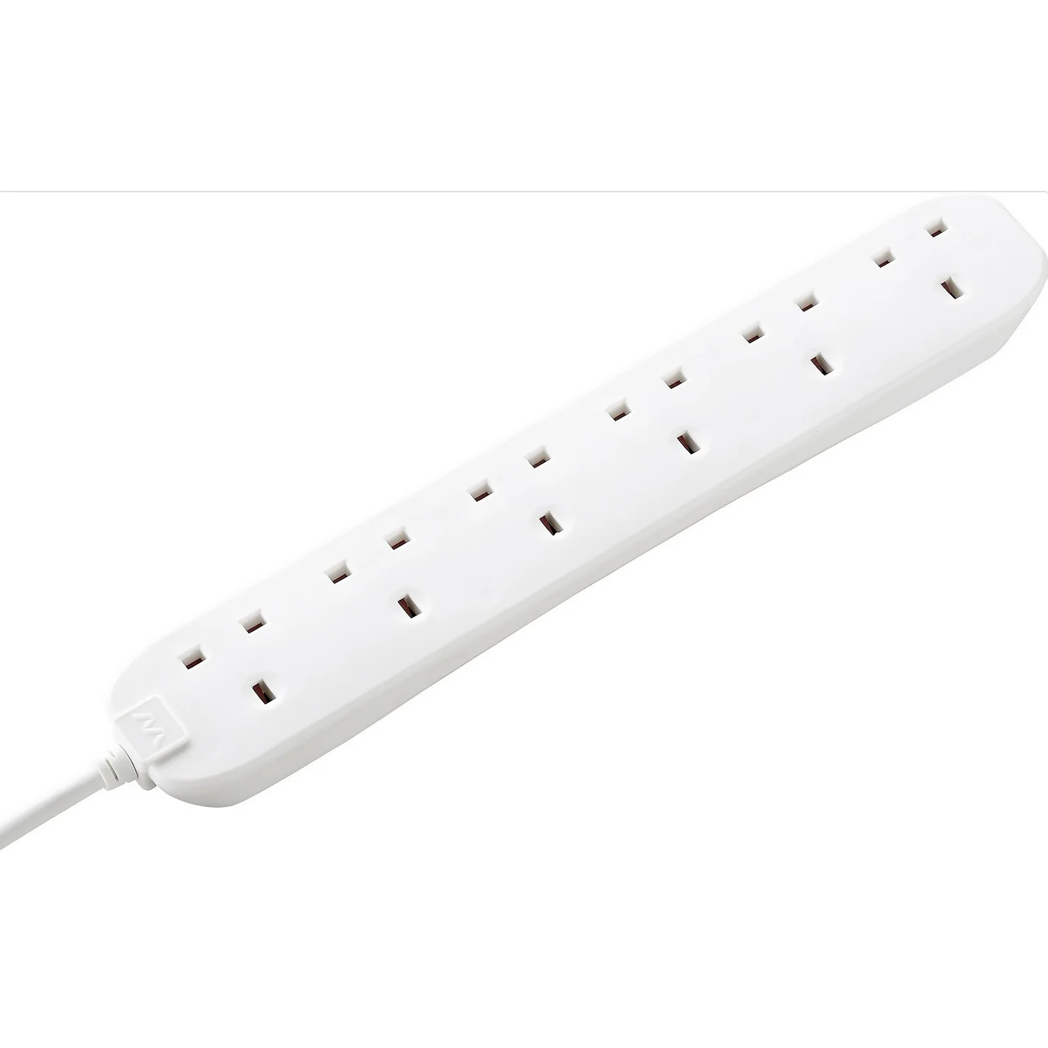 Masterplug 6 Socket 3 Metre 13 Amp White Extension Lead 3 Masterplug 6 Socket 3 Metre 13 Amp White Extension Lead - Image 3
