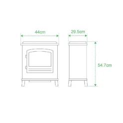 Dimplex Brayford Optiflame Electric Stove -None || EGLO || Energizer Sales 13436140 1484925945971140
