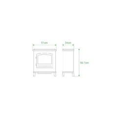 Dimplex Club 2kW Optiflame Electric Stove -None || EGLO || Energizer Sales 13436142 1344937147082012