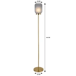 Pearl Frosted Floor Lamp - Navy -None || EGLO || Energizer Sales 13445401 2085042048294637