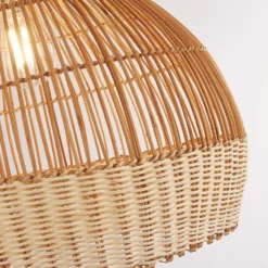 House Beautiful Woven Rattan Shade - Natural 8 House Beautiful Woven Rattan Shade - Natural -None || EGLO || Energizer Sales 13445402 1634971630280887