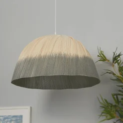 House Beautiful Ibiza Bamboo Shade - Blue Ombre -None || EGLO || Energizer Sales 13445405 5875042048993307