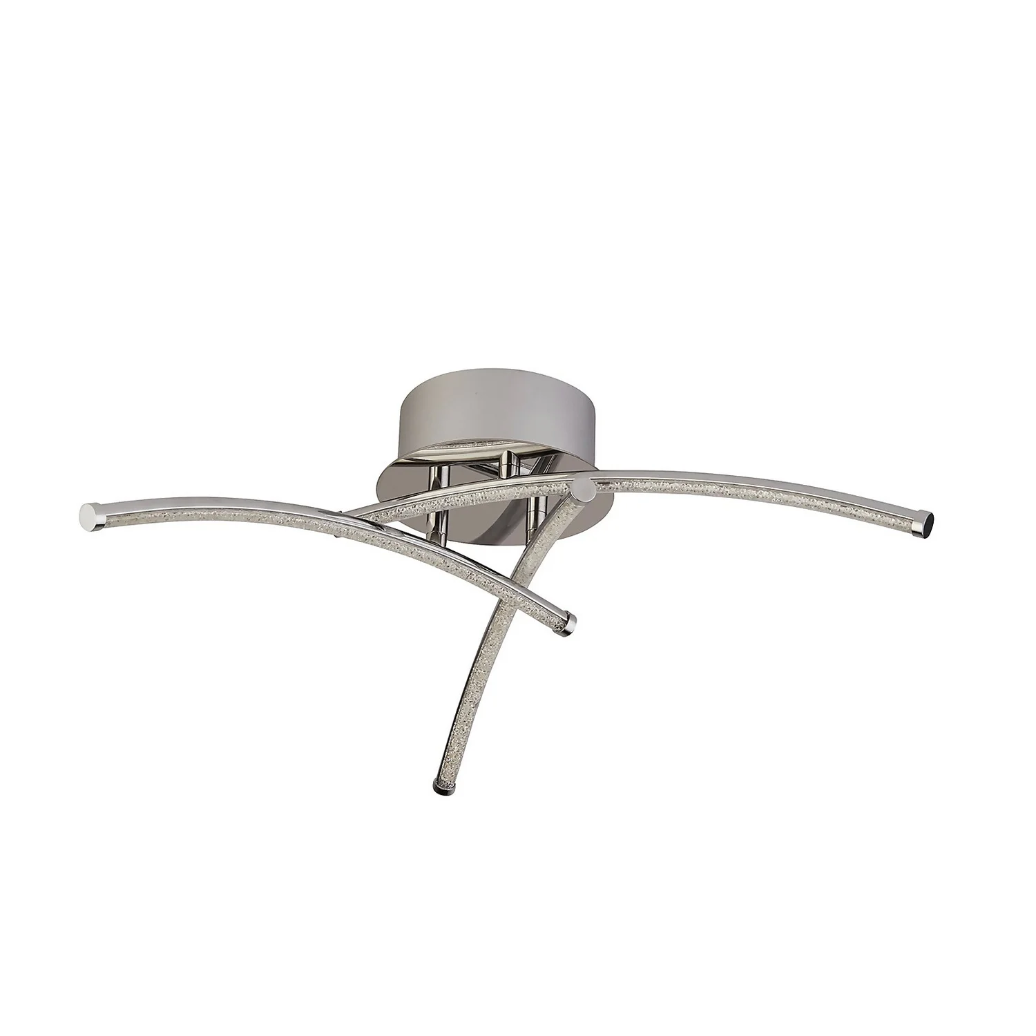 Atlanta 3 Light LED Flush Ceiling Light - Chrome 3 Atlanta 3 Light LED Flush Ceiling Light - Chrome - Image 3