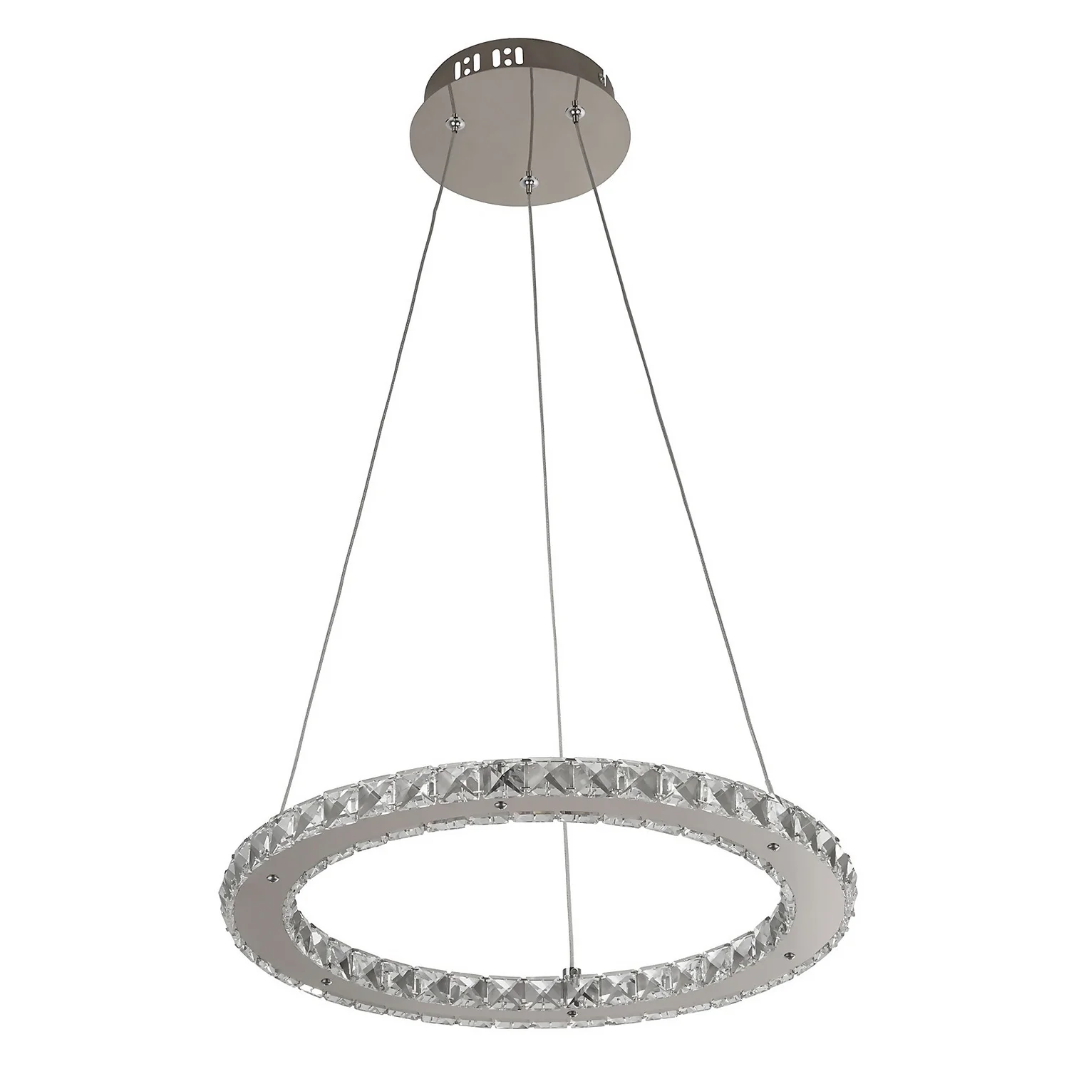 Atlanta LED Single Tier Ceiling Pendant Light - Chrome 3 Atlanta LED Single Tier Ceiling Pendant Light - Chrome - Image 3