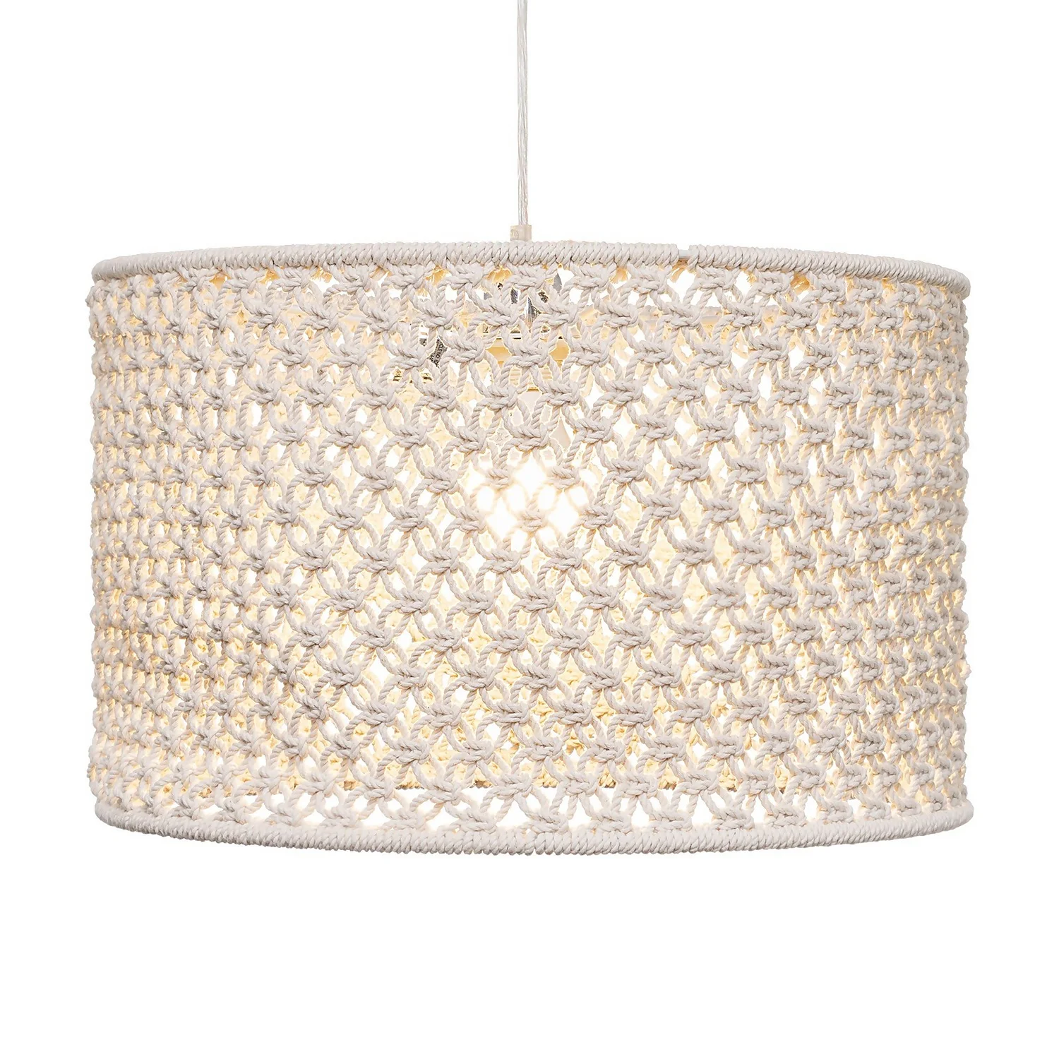 Macrame 44cm Easy Fit Light Shade 2 Macrame 44cm Easy Fit Light Shade - Image 2