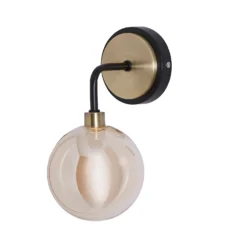 Shoreditch Glass Wall Light - Champagne & Brass -None || EGLO || Energizer Sales 13453787 1354915324441158
