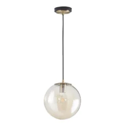 Shoreditch Glass Pendant Light - Champagne & Brass -None || EGLO || Energizer Sales 13453791 1494915324546656