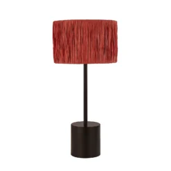 Raffia Table Lamp - Pink & Black -None || EGLO || Energizer Sales 13525822 1674956834921027