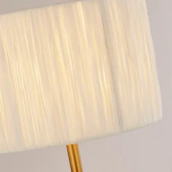 Raffia Table Lamp - White & Gold -None || EGLO || Energizer Sales 13525827 8194956834988512