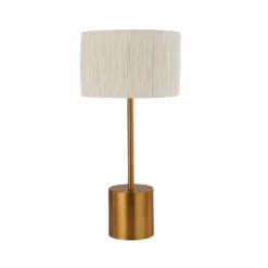 Raffia Table Lamp - White & Gold -None || EGLO || Energizer Sales 13525827 8214956834947295