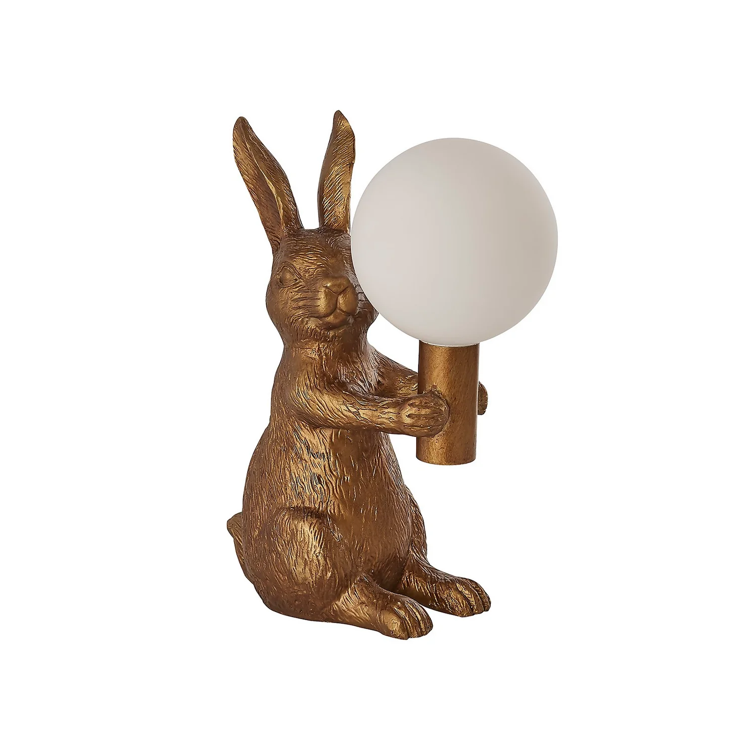 Rabbit Table Lamp - Gold & Glass 3 Rabbit Table Lamp - Gold & Glass - Image 3