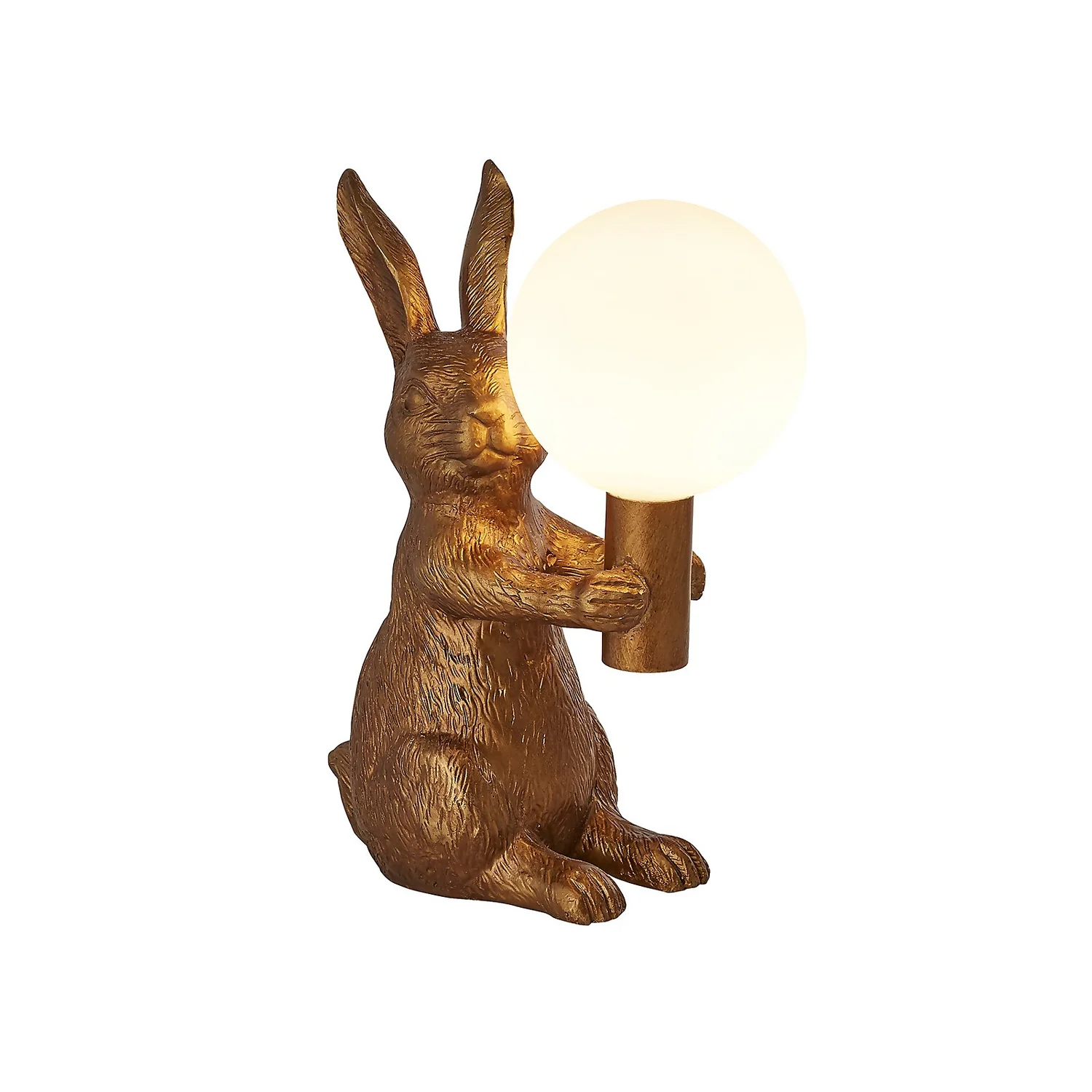 Rabbit Table Lamp - Gold & Glass 2 Rabbit Table Lamp - Gold & Glass - Image 2