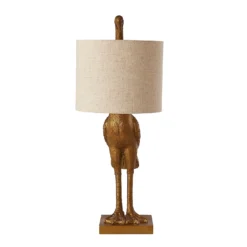 Crane Table Lamp - Gold & Oatmeal -None || EGLO || Energizer Sales 13528282 1874956834568215