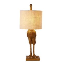 Crane Table Lamp - Gold & Oatmeal -None || EGLO || Energizer Sales 13528282 7294956834523515