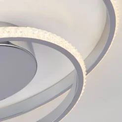 Sasha LED Flush Ceiling Light - Chrome & Crystal -None || EGLO || Energizer Sales 13528471 2124975452962688