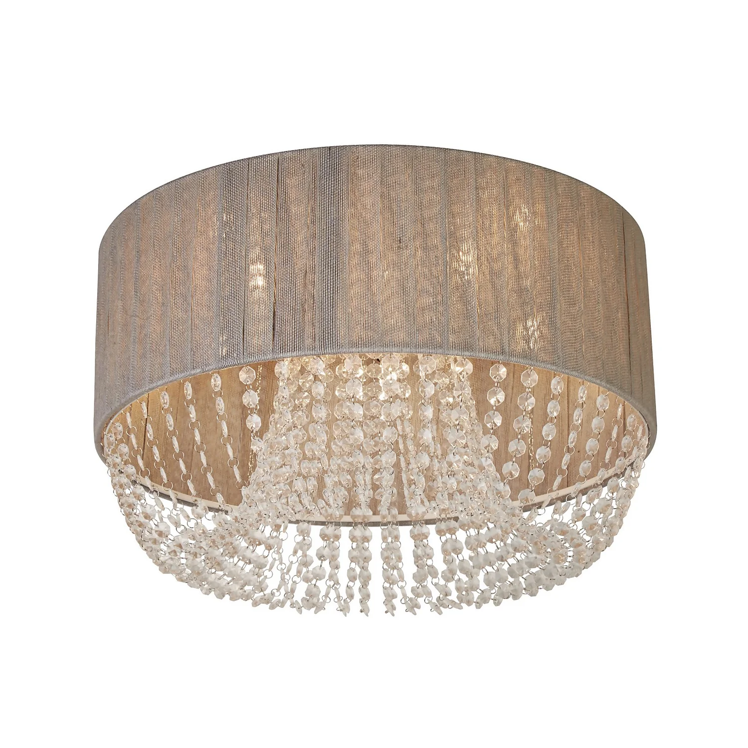 Bellano 5 Light Flush Ceiling Light - Grey 2 Bellano 5 Light Flush Ceiling Light - Grey - Image 2