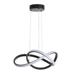 Boston LED Infinity Ceiling Pendant Light - Black 7 Boston LED Infinity Ceiling Pendant Light - Black -None || EGLO || Energizer Sales 13529584 2134945395802422