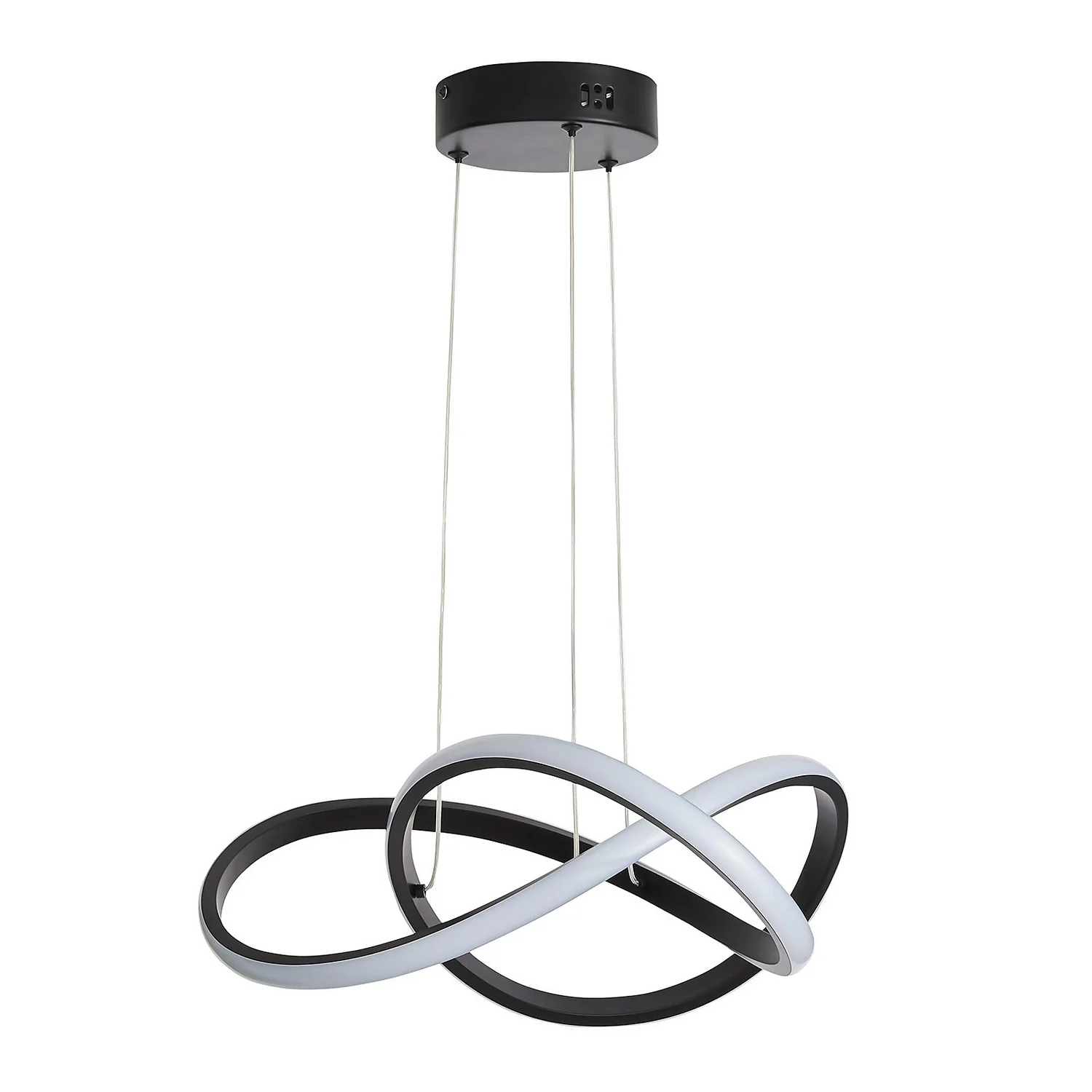 Boston LED Infinity Ceiling Pendant Light - Black 3 Boston LED Infinity Ceiling Pendant Light - Black - Image 3