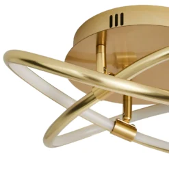Bailey LED Spiral Flush Ceiling Light - Brass -None || EGLO || Energizer Sales 13529588 1994945396596813