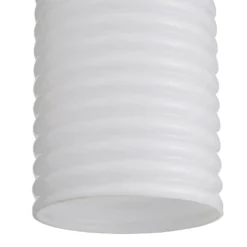 Katya Ribbed Glass Easy Fit Shade - White -None || EGLO || Energizer Sales 13529605 2134945395669459