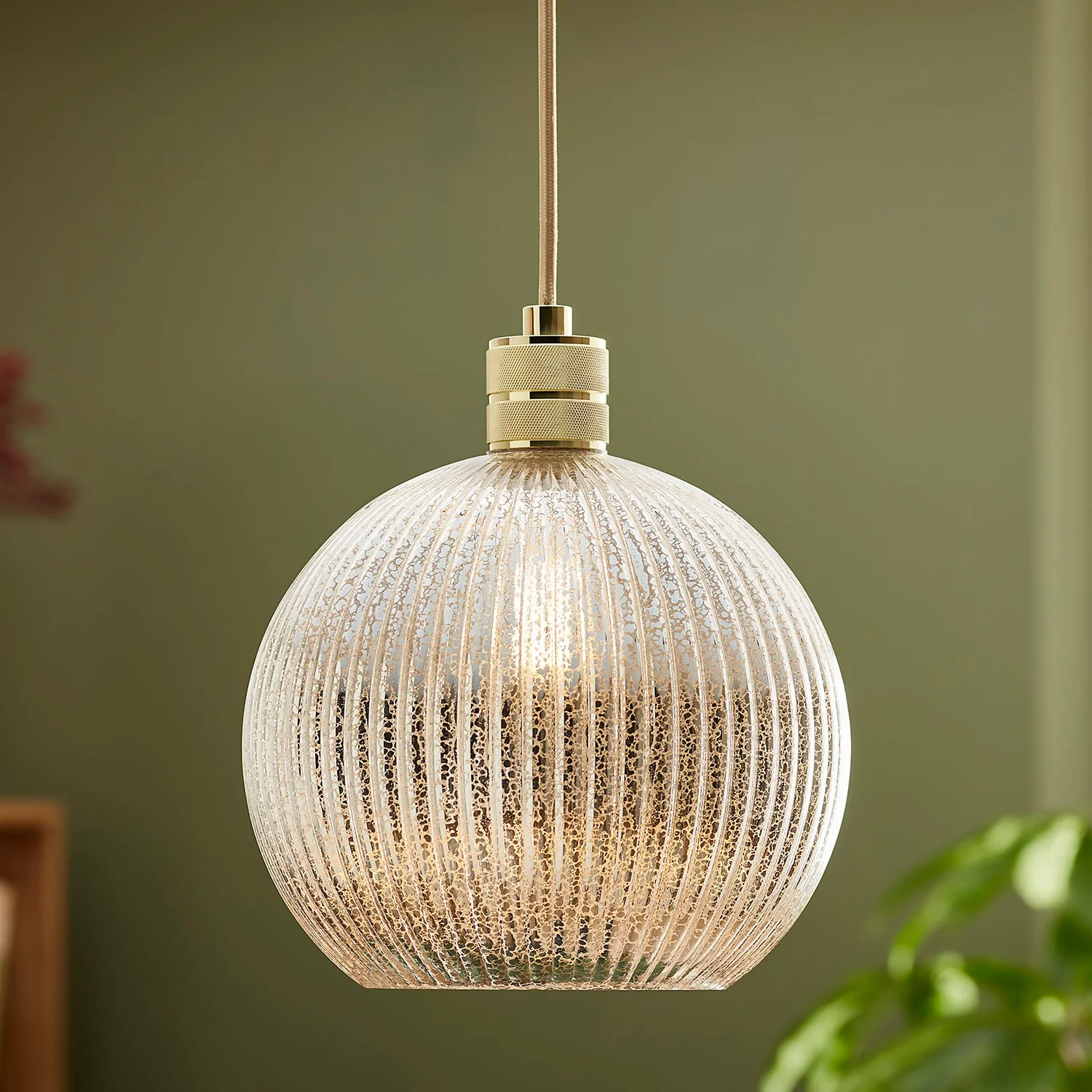 Hannah Mercury Glass Easy Fit Shade 1 Hannah Mercury Glass Easy Fit Shade