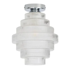 Monet Tiered Glass Flush Ceiling Light -None || EGLO || Energizer Sales 13529628 1784945395847359