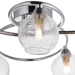 Tatton 5 Light Semi Flush Ceiling Light - Chrome -None || EGLO || Energizer Sales 13645374 1684942855410888